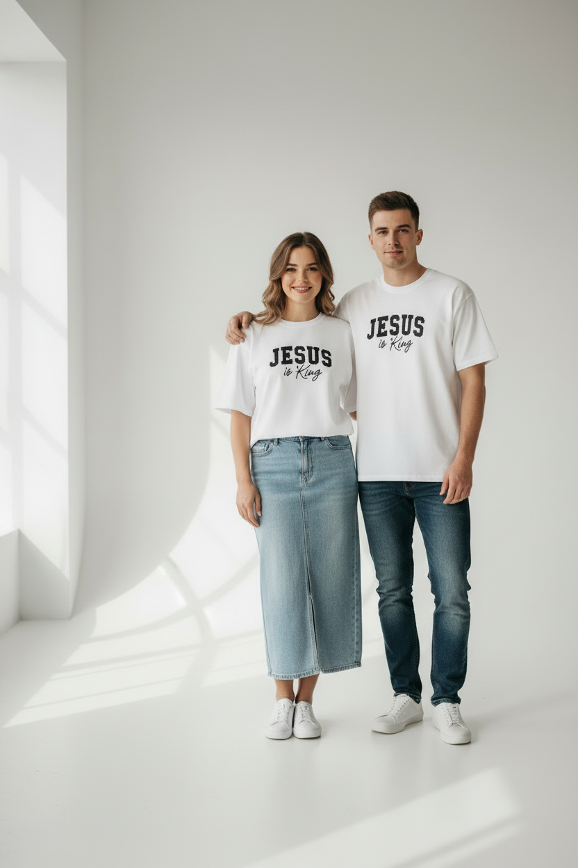 Jesus Is King | Camiseta Manga Corta