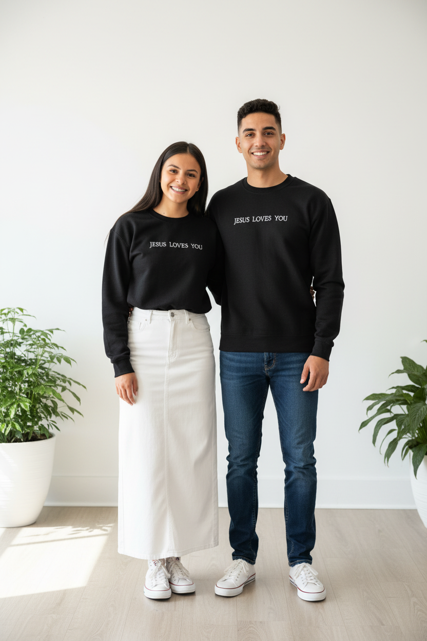 Jesus Loves You - Pareja falda larga v2